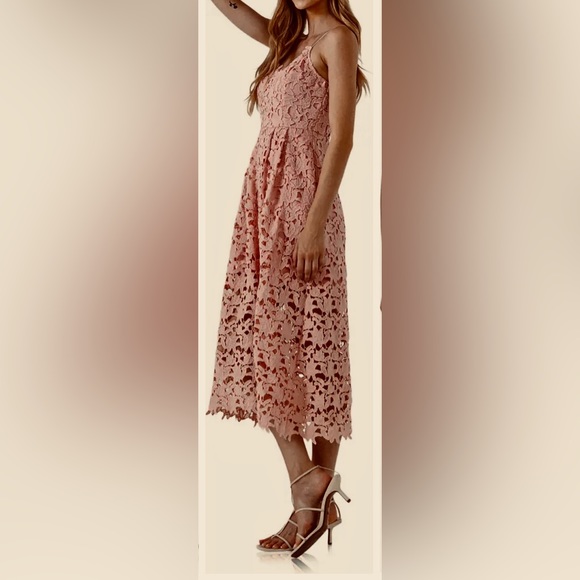 Revolve I ASTR THE Label Lace A-line Midi Dress - Picture 7 of 7